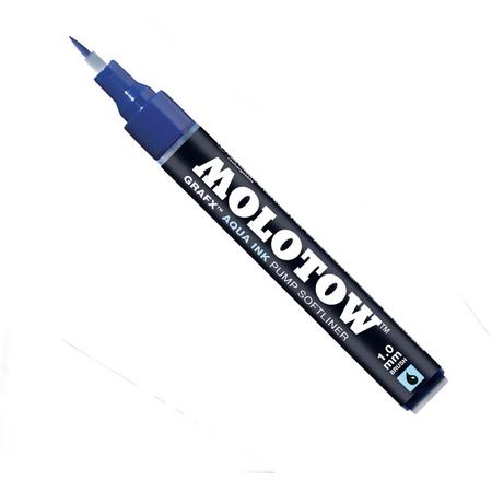 Molotow Grafx Aqua ink pump softliner Primary blue