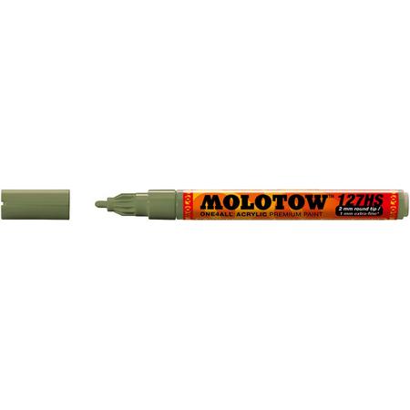 Molotow ONE4ALL 2mm Acryl Marker - Pastel Groen - Geschikt voor vele oppervlaktes zoals canvas, hout, steen, keramiek, plastic, glas, papier, leer...
