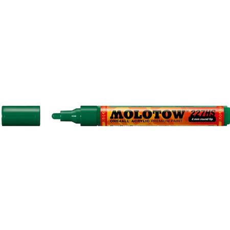 Molotow ONE4ALL 4mm Acryl Marker - Groen - Geschikt voor vele oppervlaktes zoals canvas, hout, steen, keramiek, plastic, glas, papier, leer...