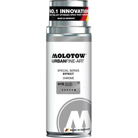 Molotow Urban Fine Art Spray - Zilver Chrome Effect - 400ml spuitbus