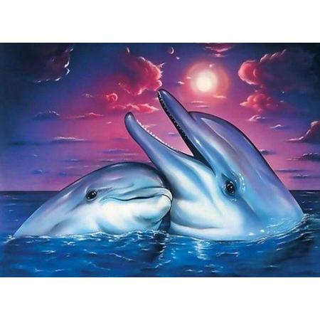 Mona Lisa Diamond Painting Set Dolphins FZ510