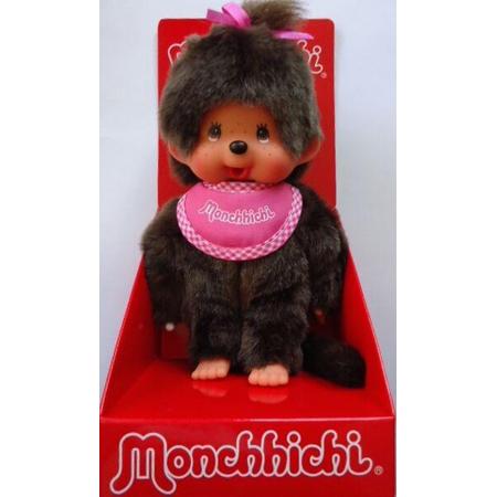 Monchichi 20 cm Meisje Dichte Roze Slab
