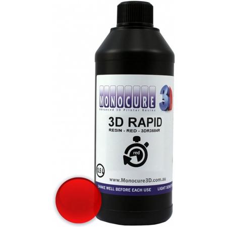 Monocure 3D Rapid Resin - 500 Ml - Red