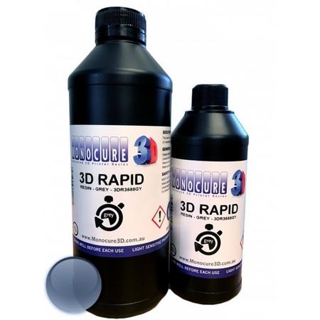 Monocure 3D Rapid Resin -1000 Ml - Gunmetal Grey