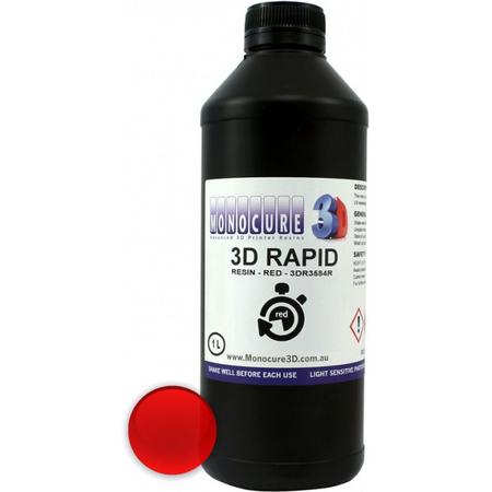 Monocure 3D Rapid Resin -1000 Ml - Red