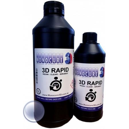 Monocure 3D Rapid Resin voor DLP 3D-printer  - 500 ml - Clear