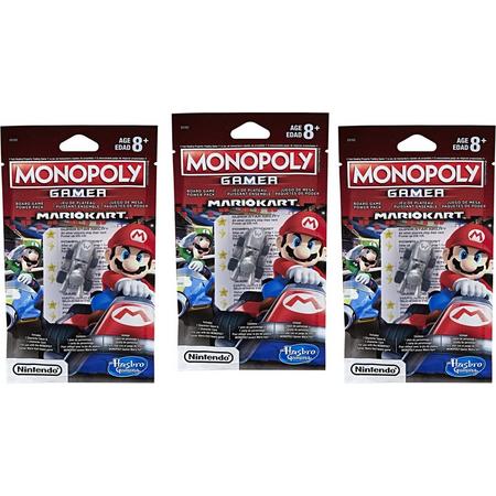 Monopoly Gamer Mario Kart Power Pack - 3 zakjes - Voordeelbundel