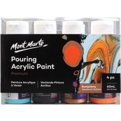  ® Symphony Pouring Paint - 4 potjes pouringverf a 60 ml