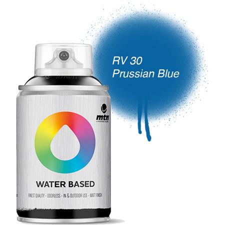 MTN Blauwe Waterbasis Spuitverf - 100ml graffiti spray-paint geschikt voor kinderen