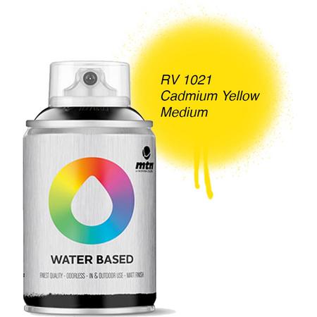 MTN Gele Waterbasis Spuitverf - 100ml graffiti spray-paint geschikt voor kinderen