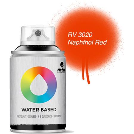 MTN Rode Waterbasis Spuitverf - 100ml graffiti spray-paint geschikt voor kinderen
