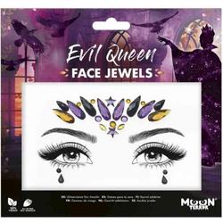 Moon Creations Gezicht Diamanten Sticker Moon Terror - Evil Queen Multicolours