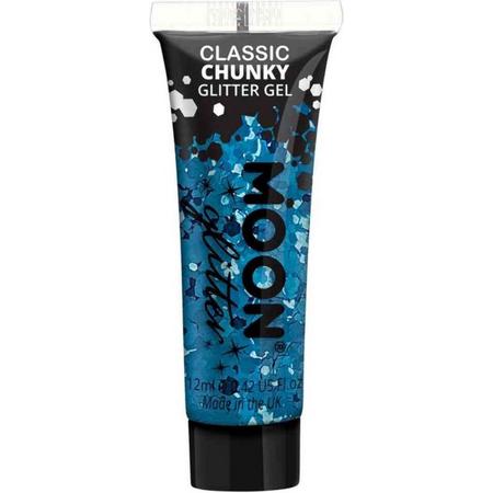 Moon Creations Glitter Makeup Moon Glitter - Classic Chunky Glitter Gel Blauw