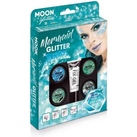 Moon Creations Glitter Makeup Moon Glitter - Mermaid Glitter Kit Multicolours