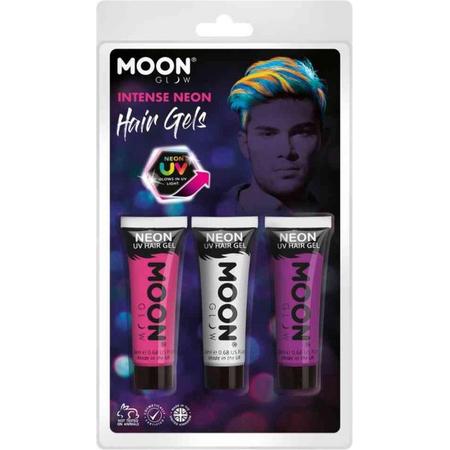 Moon Creations Haargel Moon Glow - Intense Neon UV Set Multicolours