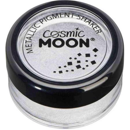 Moon Creations Kostuum Makeup Cosmic Moon Metallic Pigment Shaker Zilverkleurig