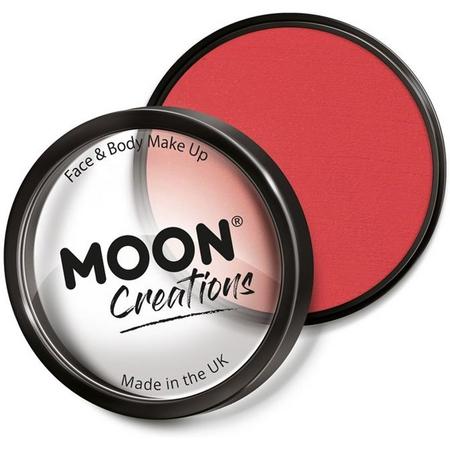 Moon Creations Schmink Pro Face Paint Cake Pots 36 Gram Helderrood