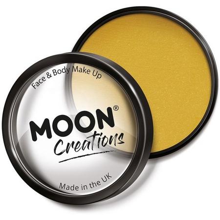 Moon Creations Schmink Pro Face Paint Cake Pots 36 Gram Mosterd