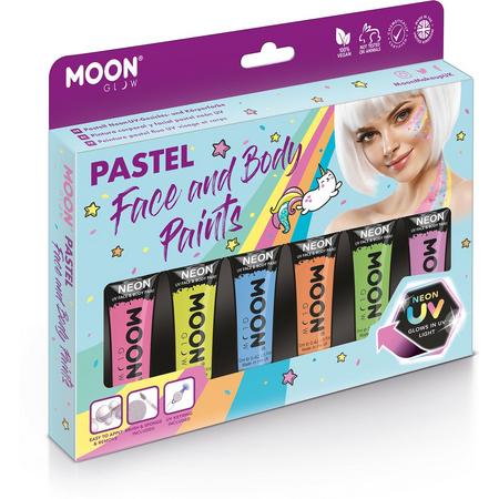 Moon-Glow Face & Body paint Pastel box set