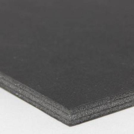 Standaard foamboard 5,00 mm A2 42,0 x 59,4 cm Zijdes: Zwart/Zwart Kern: Zwart (20 platen)