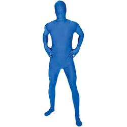 Blauwe M Suit second skin outfit voor volwassenen  - Verkleedkleding - 164/176