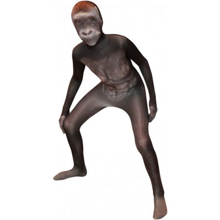 Morphsuits™ Gorilla Morphsuit Kids - SecondSkin - Verkleedkleding - 105/119 cm