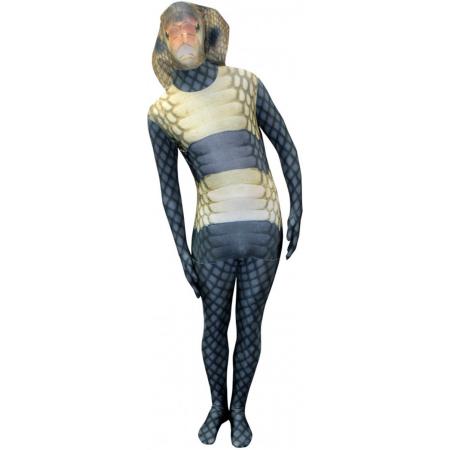 Morphsuits™ King Cobra Morphsuit Kids - SecondSkin - Verkleedkleding - 120/138 cm