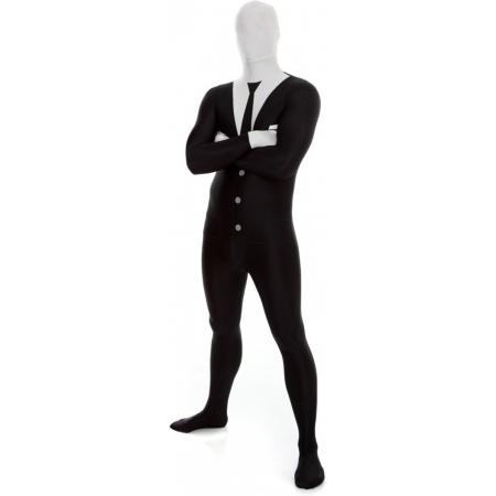 Morphsuits™ Slenderman / Suit - SecondSkin - Verkleedkleding - 163/175