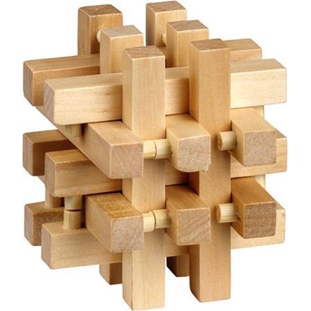 Moses Be Clever! Houten Smart Puzzels Vierkant