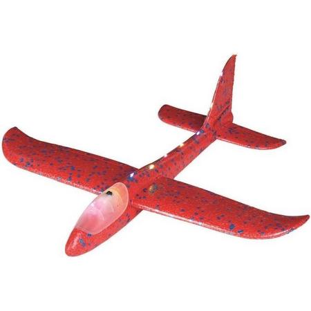 Moses Zweefvliegtuig Met Verlichting Junior 47 Cm Foam Rood