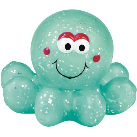 glitter Octopus lichtgevend turquoise bad zwembad speelgoed