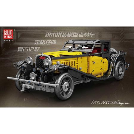 Mould King 13080 - Bugatti T50 - 3546 onderdelen - Lego Compatibel - Bouwdoos