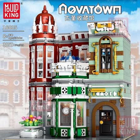 Mould King 16005 Novatown - Antique Collection Shop - 3050 onderdelen - Lego Compatibel - Bouwdoos