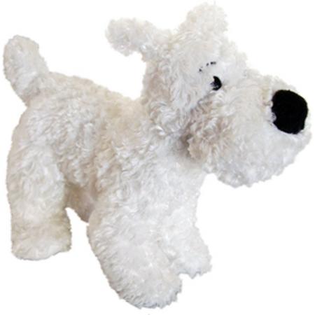 Bobbie, het hondje van Kuifje als knuffel 8 cm