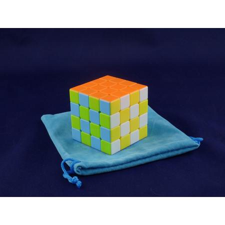 Professionele Speed Cube 4 x 4 - Stickerless - Met draagtas