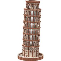 Mr. Playwood 3D Houten Puzzel Toren of Pisa, 10410, 12,6x12,6x28cm