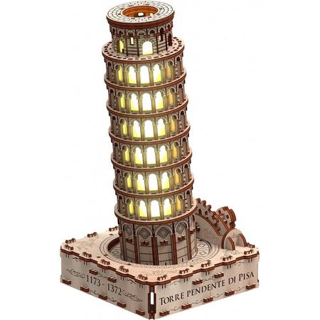 Mr. Playwood Scheve Toren van Pisa met Eco light