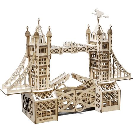 Mr. Playwood Tower Bridge klein - houten modelbouw