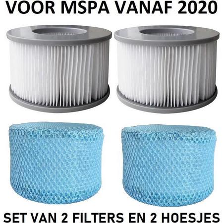 Mspa filter origineel 2 stuks model vanaf 2020 met filterhoesje