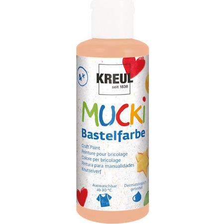 MUCKI Huidskleur Knutselverf - 80ml - Dermatologisch getest, parabenenvrij, glutenvrij, lactosevrij, veganistisch