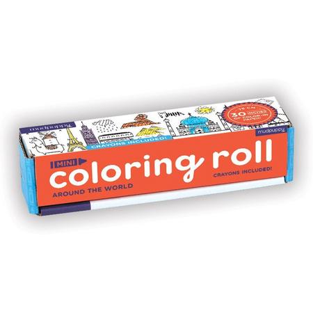 Around the World Mini Coloring Roll