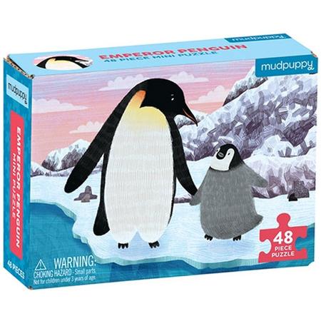 Mudpuppy 48 PC Mini Puzzle - Emperor Penguin
