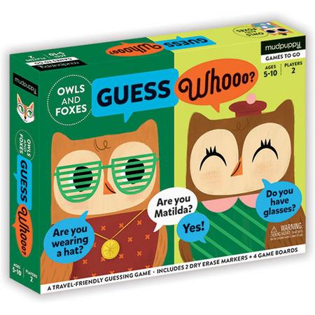 Mudpuppy Guessing Game - Owls & Foxes