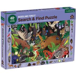 Mudpuppy Search & Find Puzzle - Woodland - 64pcs