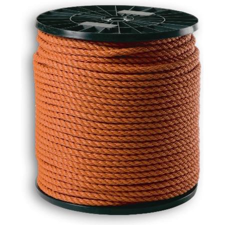 Muller polypropeen touw 5mm - oranje (Per 200 meter)