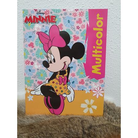Multicolor Minnie Mouse, kleurboek