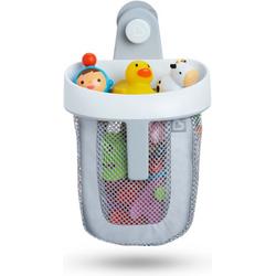 Munchkin Super Scoop badspeelgoedverzamelaar - Exclusief speelgoed -  Opbergnet - Grijs - Stevig - Speelgoednet badkamer -