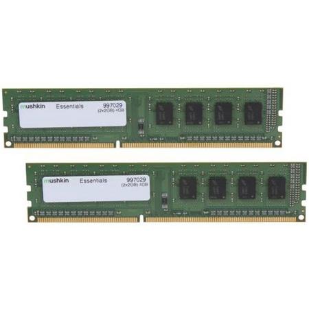Mushkin DIMM 4GB DDR3 Essentials 4GB DDR3 1600MHz geheugenmodule