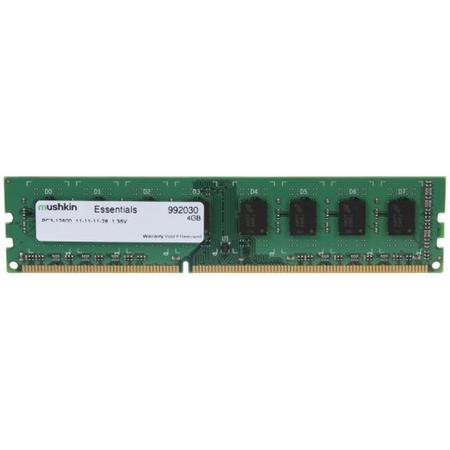 Mushkin DIMM 4GB DDR3 Essentials 4GB DDR3 1600MHz geheugenmodule