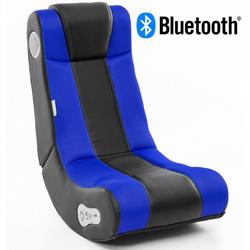 Music Rocker InGamer Gamestoel Blauw met Bluetooth
